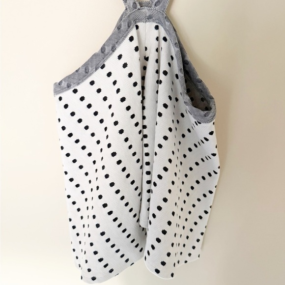 Anthropologie Postmark Jemma Strappy Polka Dot Tank Crop Top XS - Picture 7 of 10